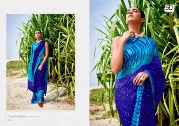 5D Designer Lichi Georgette Saree wholesaler