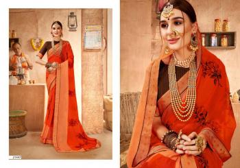 5D Designer Zoya vol 5 Chiffon Brasso Saree wholesaler