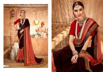 5D Designer Zoya vol 5 Chiffon Brasso Saree wholesaler