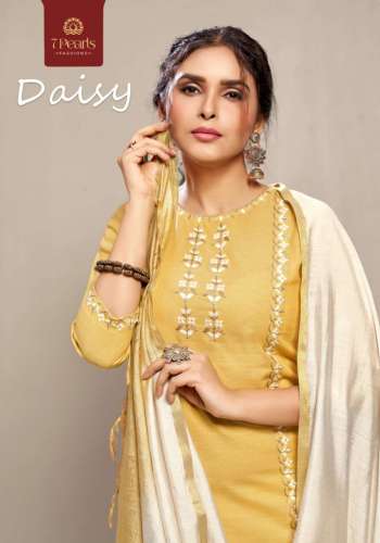 7 Pearl Daisy Cotton kurtis with Pant and Dupatta