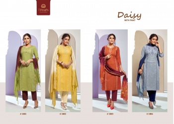 7 Pearl Daisy Cotton kurtis with Pant and Dupatta