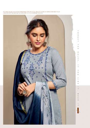 7 Pearl Daisy Cotton kurtis with Pant and Dupatta