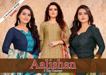 Aalishan Micro Fabric 3 top Concept dress material