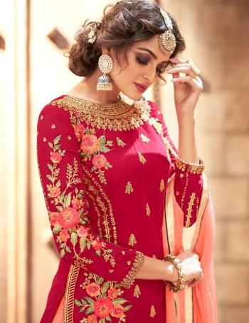 Aamyra Designer Kajra vol 9 Georgette Bridal Sharara Suits