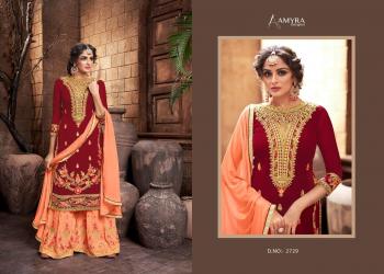 Aamyra Designer Kajra vol 9 Georgette Bridal Sharara Suits