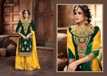 Aamyra Designer Kajra vol 9 Georgette Bridal Sharara Suits