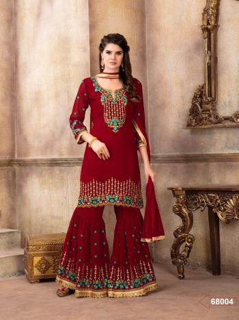 Aanaya vol 68 Georgette Sharara Wedding Salwar kameez wholesaler