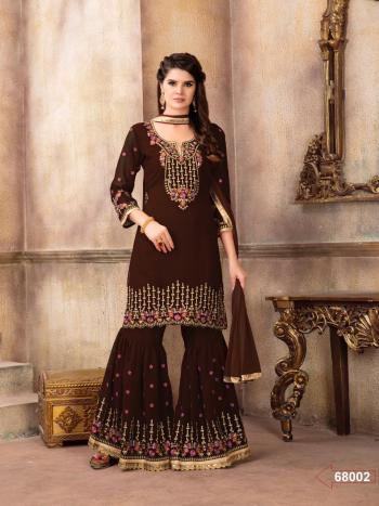 Aanaya vol 68 Georgette Sharara Wedding Salwar kameez wholesaler