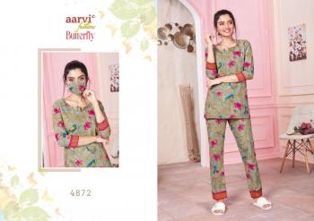 Aarvi fashion Butterfly vol 2 Top with pajama wholesale Price