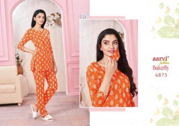 Aarvi fashion Butterfly vol 2 Top with pajama wholesale Price