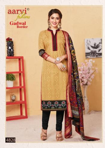 Aarvi Fashion Gadwal Border vol 6 cambric Dress Material