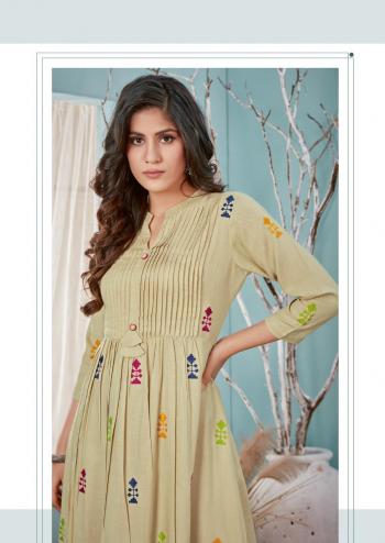 Aarvi Fashion Myra vol 6 Rayon Kurtis wholesaler