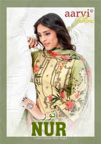 Aarvi Fashion Noor Lawn Pakistani Dress wholesaler