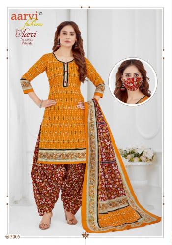 Aarvi Fashion Special patiyala vol 15 Cotton readymade dress