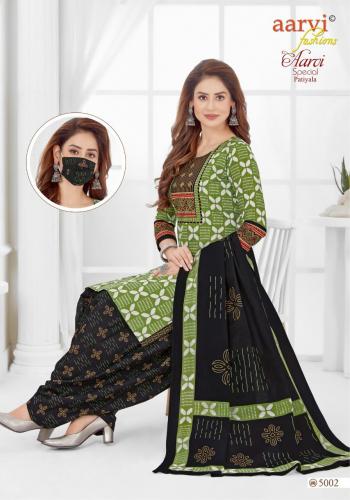 Aarvi Fashion Special patiyala vol 15 Cotton readymade dress