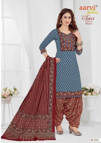 Aarvi Fashion Special patiyala vol 15 Cotton readymade dress