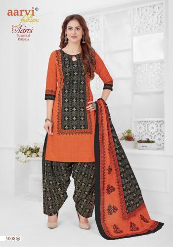 Aarvi Fashion Special patiyala vol 15 Cotton readymade dress