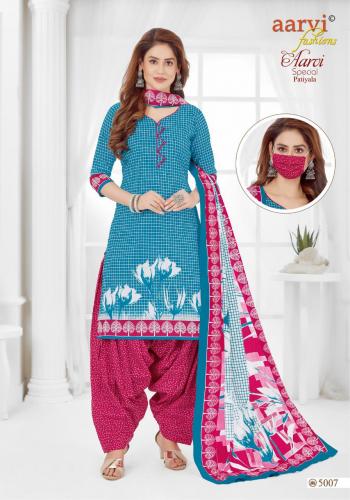 Aarvi Fashion Special patiyala vol 15 Cotton readymade dress