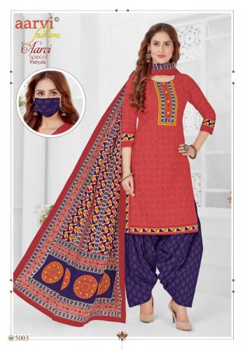 Aarvi Fashion Special patiyala vol 15 Cotton readymade dress