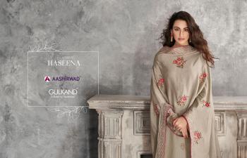 Aashirwad Gulkand Haseena Tussar Silk Salwar Kameez