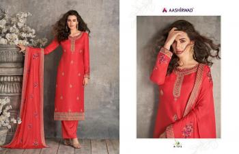 Aashirwad Gulkand Haseena Tussar Silk Salwar Kameez