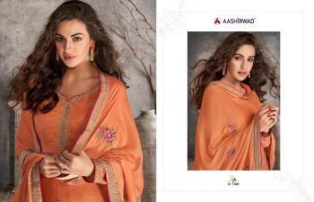 Aashirwad Gulkand Haseena Tussar Silk Salwar Kameez