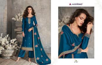 Aashirwad Gulkand Haseena Tussar Silk Salwar Kameez