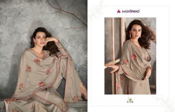 Aashirwad Gulkand Haseena Tussar Silk Salwar Kameez