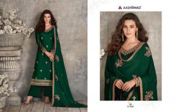 Aashirwad Gulkand Haseena Tussar Silk Salwar Kameez