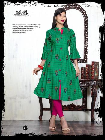 AB tex Parthvi Rayon Daily wear kurtis wholesaler