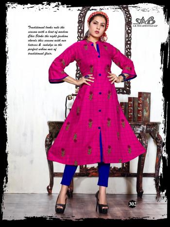 AB tex Parthvi Rayon Daily wear kurtis wholesaler