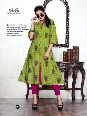 AB tex Parthvi Rayon Daily wear kurtis wholesaler