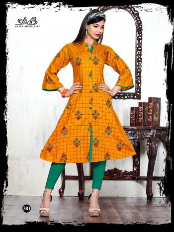 AB tex Parthvi Rayon Daily wear kurtis wholesaler