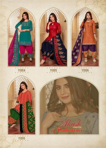 Akash Padmavati vol 11 Cotton Punjabi dress material catalog