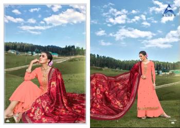 Alisa Gulal satin Georgette salwar Kameez wholesaler