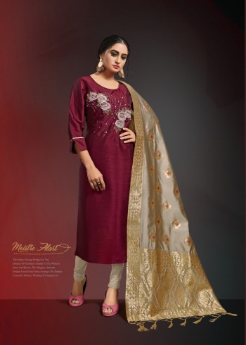 Alishka Occation vol 3 Hand work Kurtis with Dupatta