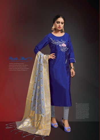 Alishka Occation vol 3 Hand work Kurtis with Dupatta