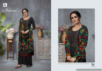 Alok-Suits-Aabroo-French-Print-Salwar-Kameez-wholesaler-2