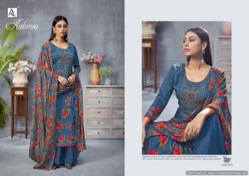 Alok-Suits-Aabroo-French-Print-Salwar-Kameez-wholesaler-3