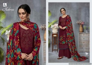 Alok-Suits-Aabroo-French-Print-Salwar-Kameez-wholesaler-7