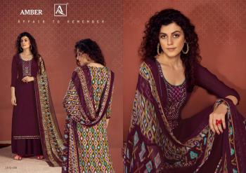 Alok Suits Amber Rayon Work Salwar Kameez catalog