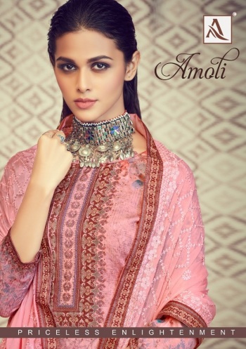 Alok Suits Amoli Jam Cotton Salwar Kameez wholesaler