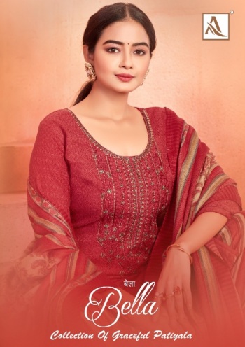 Alok Suits Bella Pashmina Punjabi Dress wholesale price