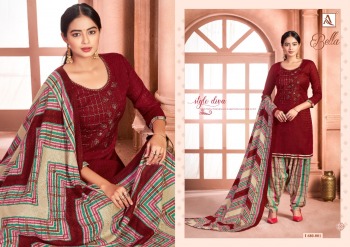 Alok Suits Bella Pashmina Punjabi Dress wholesale price