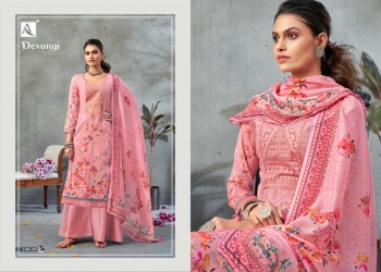 Alok Suits Devangi Zam print Salwar Kameez wholesaler