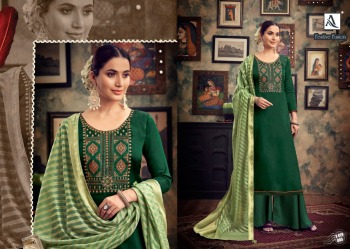 Alok Suits Festive Fusion Jam Cotton salwar Kameez