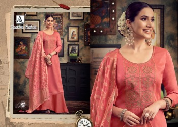 Alok Suits Festive Fusion Jam Cotton salwar Kameez