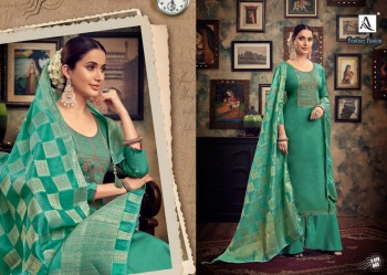 Alok Suits Festive Fusion Jam Cotton salwar Kameez