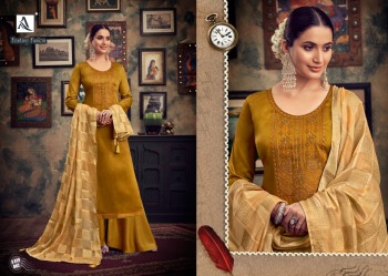 Alok Suits Festive Fusion Jam Cotton salwar Kameez