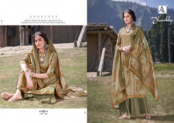 Alok Suits Jharokha Pashmina winter Salwar Kameez wholesaler